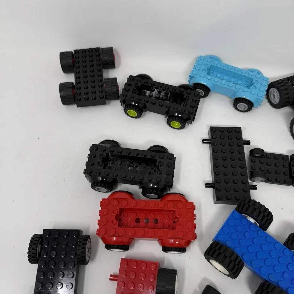 LEGO Vehicle Car Truck Base Plate Lot City Race Lot Car Frames Assorted Cars - Picture 3 of 7